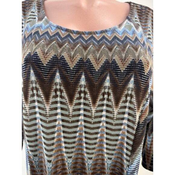 NWT Karen Kane Dress Womens 0X (XL) 3/4 Sleeve Pullover - Picture 6 of 15